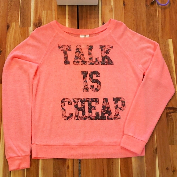 Jerry Leigh Pink Sweater - L - Picture 1 of 6